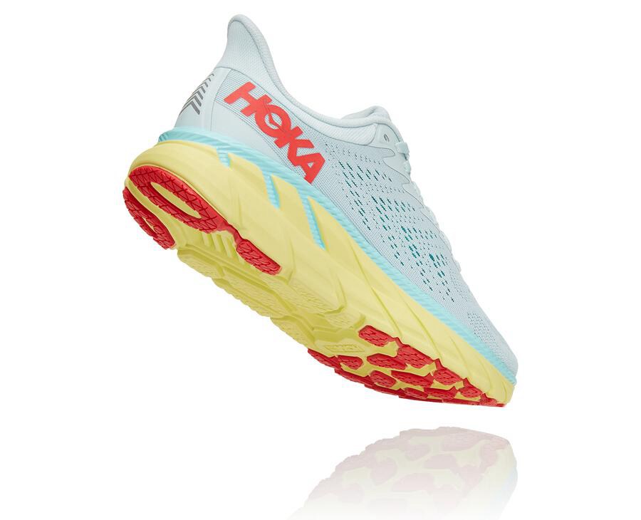 Tenis Hoka One One Feminino Azuis - Clifton 7 - 827-NDFVTJ